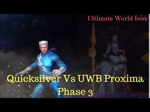 Marvel Future Fight] Quicksilver Vs UWB Proxima phase 3