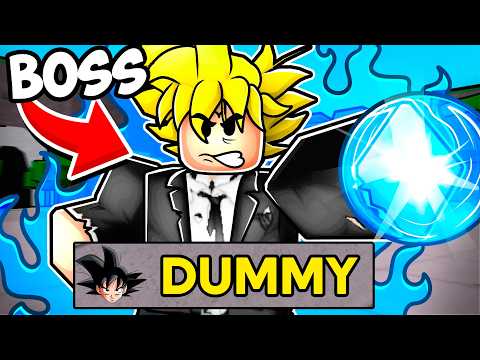 WEAKEST DUMMY BOSS BATTLE in The Strongest Battlegrounds