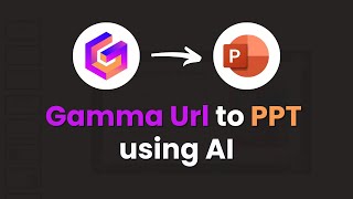 Gamma URL to PPT converter online free