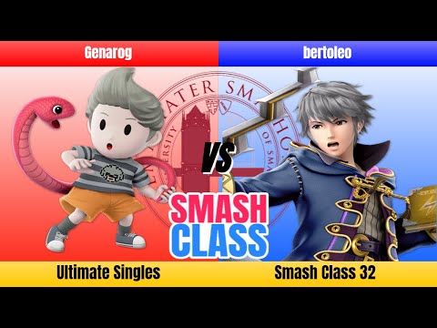Smash Class 32 - Genarog (Min min, Lucas) vs bertoleo (Robin) - LSF