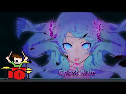 DECO*27 ft  Hatsune Miku - Ghost Rule (Blind Drum Cover) -- The8BitDrummer