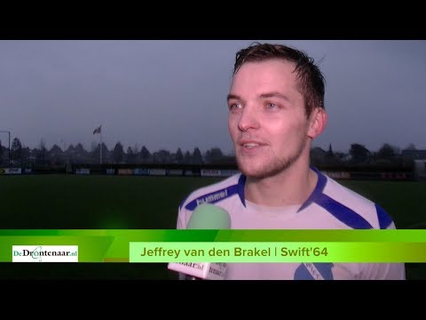 Jeffrey van den Brakel over Reaal Dronten - Swift'64 (2-4)