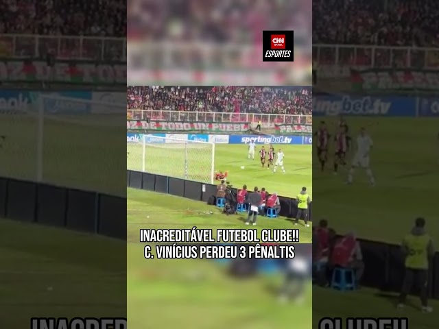 Carlos Vinicius perder três pênaltis em jogo da Sul-Americana | CNN ESPORTES