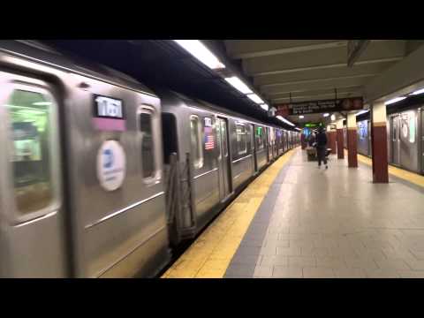 IRT Lexington Avenue Local: Bronx bound R-62A 6 local train leaving Brooklyn Bridge-City Hall!