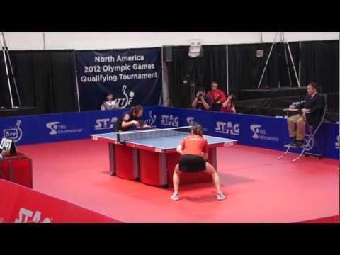 Table Tennis NA Olympics Qualification Erica Wu VS Anqi Luo 6 of 7