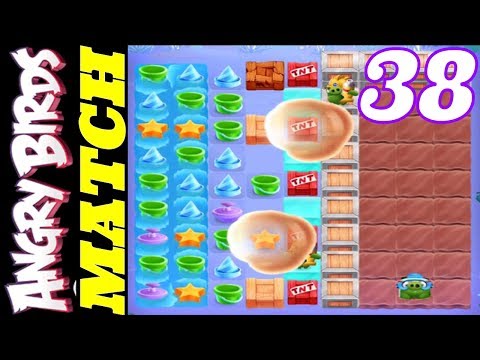 Levels 120 121 122 123 - Angry Birds Match - Gameplay #38
