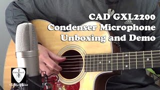 Video thumbnail for CAD GXL2200 Condenser Microphone Unboxing and Test Demo Review with Guitar by Edwin-E