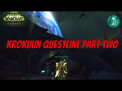 Krokuun Questline patch 7.3 part 2 WoW Legion Argus | Turalyon and Alleria IS ...