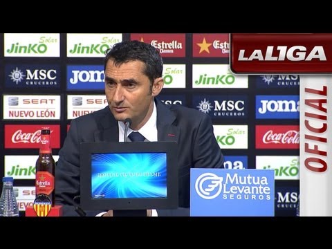 Rueda de Prensa de Valverde tras el Valencia CF (4-0) Osasuna - HD