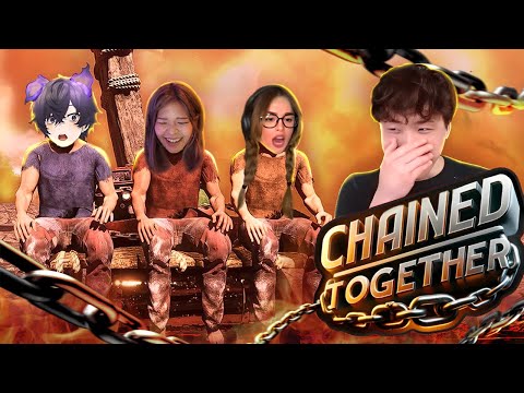 CHAINED TOGETHER AGAIN but this time with Shoto, Valkyrae, and Miyoung!