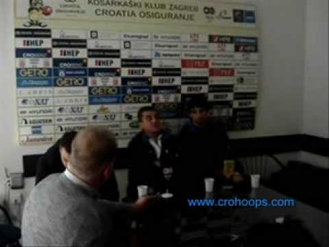 KK Zagreb - Press Konferencija 22-10-2009 - Part III