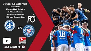 SV Darmstadt 98 vs Holstein Kiel - 2.Bundesliga - Jornada 13