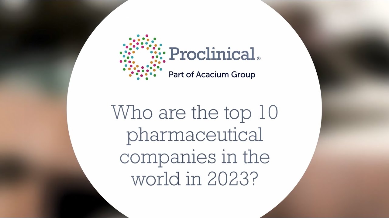 Who are the top pharmaceutical companies in the world in 2023?