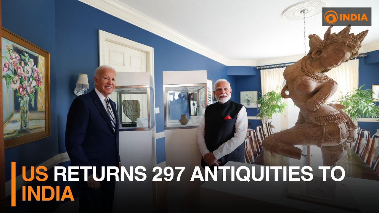 US returns 297 antiquities to India | DD India