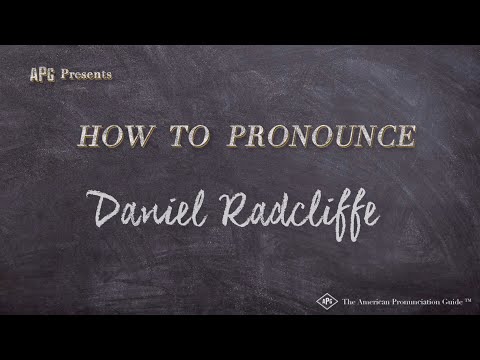 How to Pronounce Daniel Radcliffe (Real Life Examples!)