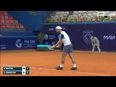 Andrej Martin (SVK) vs Sebastian Fancelow (GER), Maia 2 challenger, QuarterFinal