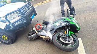 BIKERS LAUNCHED INTO THE AIR - Crazy, Epic & Hectic Motorcycle Moments