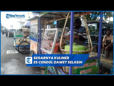 Segarnya Kuliner Es Cendol Dawet Selasih Pak Joko di Solo