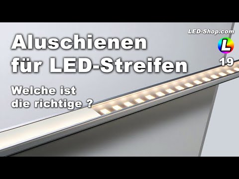 Aluschienen für LED-Streifen