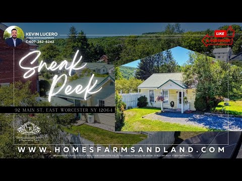 92 Main St. East Worcester, NY 12064. Sneak Peek!