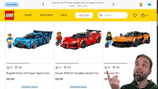 New LEGO Speed Champions 2026 reveals: McLaren W1, Ferrari SF90 XX, Bugatti Vision GT #NotSponsored