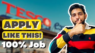 LIVE APPLICATION Process Explained for Tesco jobs in UK | Tesco Part Time Jobs | Pendu in UK