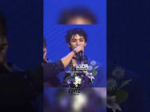 Han adjusting the mic height for hyunjin 😭😭 #straykids #hyunjin #skz #viralshorts #ytshorts #shorts