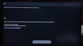 How to Delete Advertising ID & Reset Ad Personalization on Google TV S