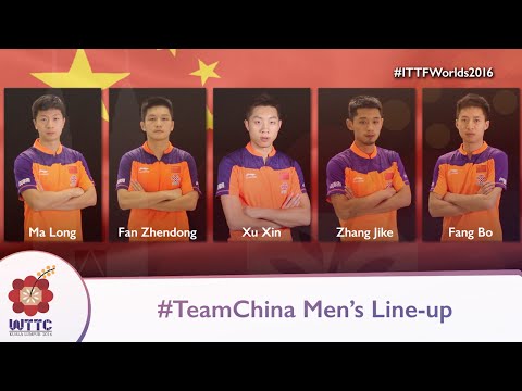 2016 World Champs Teams - China Men