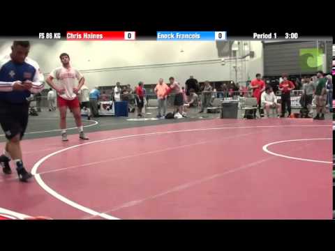Mens FS FS 86 KG - Chris Haines vs. Enock Francois