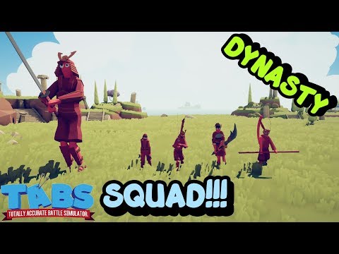 TABS | Dynasty Squad Vs Every 100 Units (Strong Units=10) - Totally Accurate Battle Simulator