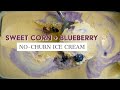 Sweet Corn Blueberry Ice Cream NO CHURN NO ICE CREAM MAKER REQUIRED Skyler Bouchard