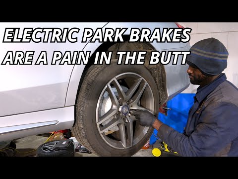 Mercedes S550 - Rear Brake Pads & Brake Rotor Replacement - Electric Park Brake Nightmare