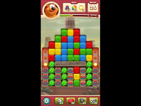 Toon Blast Level 2754 - NO BOOSTERS 🐻🐺🐱 | SKILLGAMING ✔️