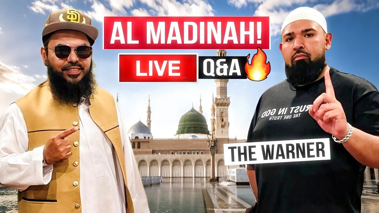 🚨🔥LIVE #Q&A with Shaykh Uthman x @iamthewarner at #Madinah