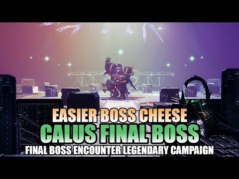 Easier Calus Final Boss Cheese | "Desperate Measures" Mission Boss Fight [Destiny 2 Lightfall]