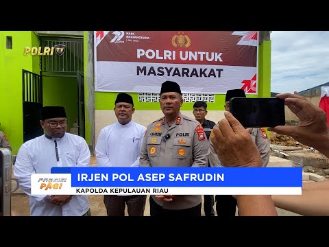 KAPOLDA KEPRI RESMIKAN SANITASI DI PONPES DAARUL HIKAM BATAM