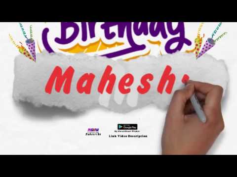 Happy Birthday Maheshi