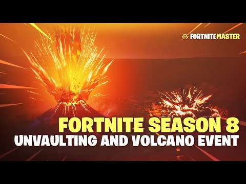 Season 8 Unvaulting and Volcano Event Cinematic (Fortnite Battle Royale)