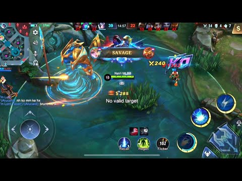 Layla Aggressive Gameplay 🔥 Got Savage √ MLBB