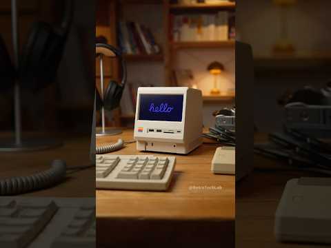 Looks like a vintage Mac… but it’s actually a Mac mini dock — from @wokyis