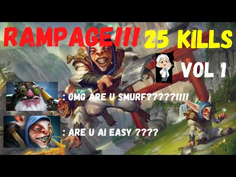 TOPSON Smurf [Meepo] Destroy Sniper Mid with 200 IQ Build 7.26 Dota 2 | Easy MMR 25 Kill Meepo Dota2