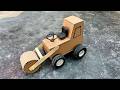 How To Make Remote Control Toy From Cardboard Diy Road Roller Toy Rc Homemade