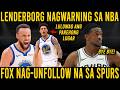 Lenderborg PINALIWANAG Kung Bakit NAKAKATAKOT TANDEM Nila Ni Curry Fox INANFOLLOW Na Ang Spurs