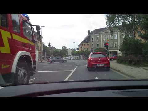 Einsatzfahrt Feuerwehr Selb zu VU A93