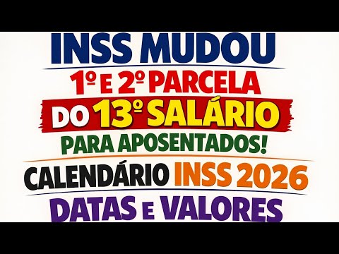 Vídeo: Calendário INSS 2026: pagamentos e datas por final