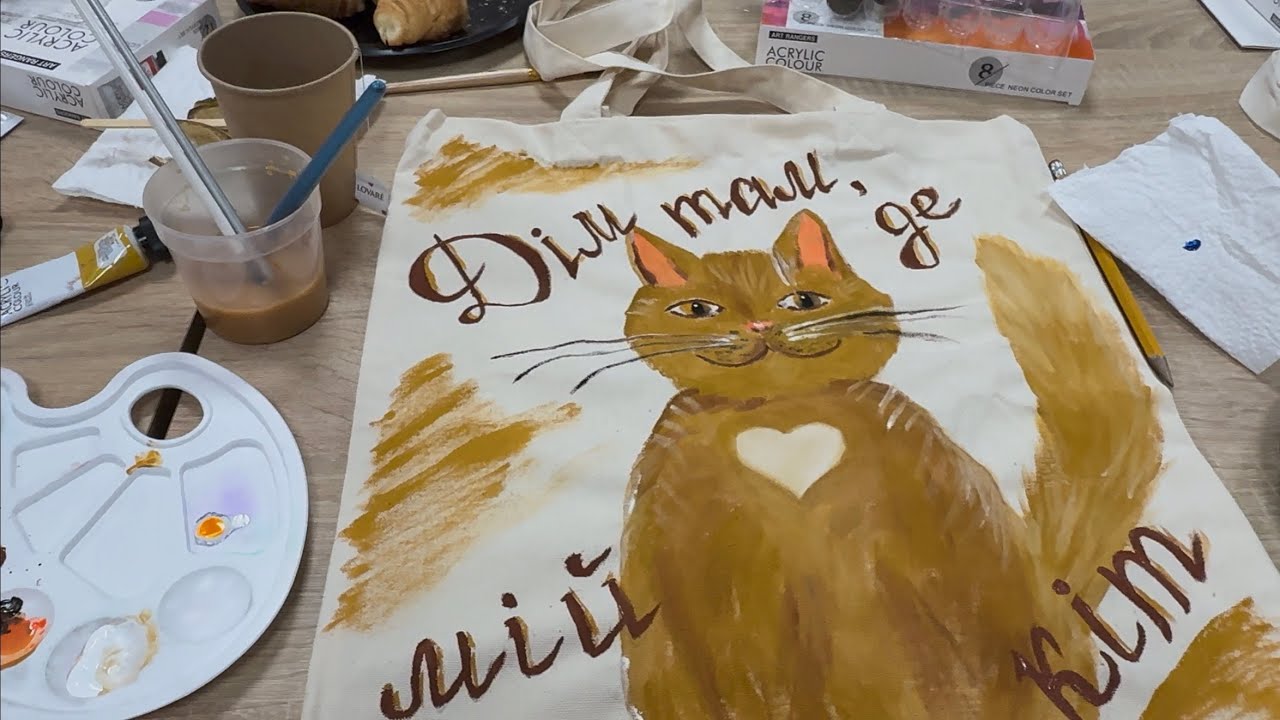 Правый берег Запорожья, Каховская. Рисую на сумке