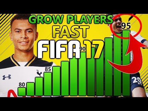 HOW TO GROW PLAYERS FAST ON FIFA 17 CAREER MODE! | FIFA 17 TIPS AND TRICKS!