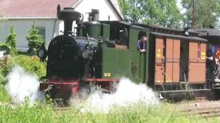 preview picture of video 'Dampflok I K 54 in Mügeln 1/2 - Steam Train'