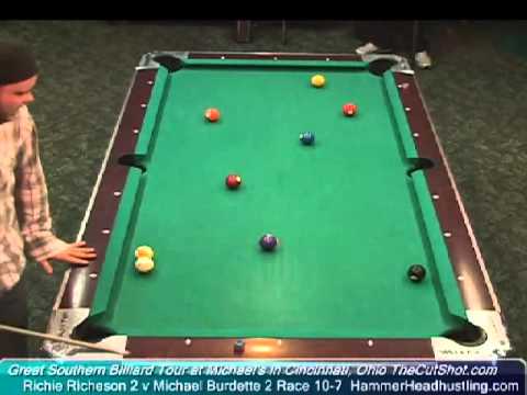 Billiards Match Richie Richeson vs Michael Burdette